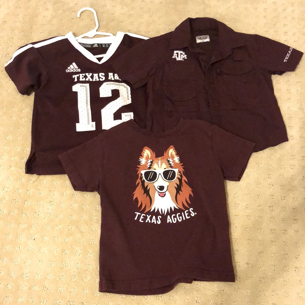 Toddler Texas A&M lot